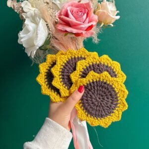 Flower Coaster Set - Sunflower