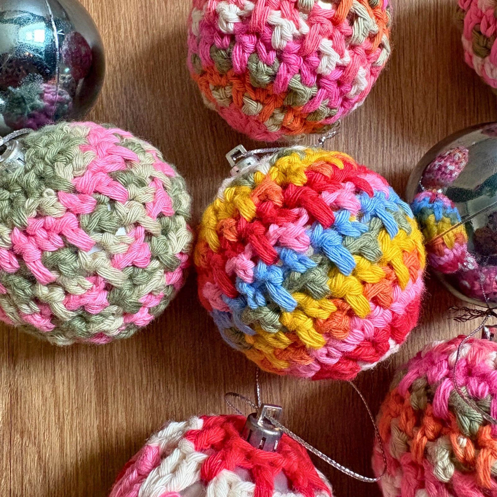 Decorative Crochet Christmas Baubles - Image 8