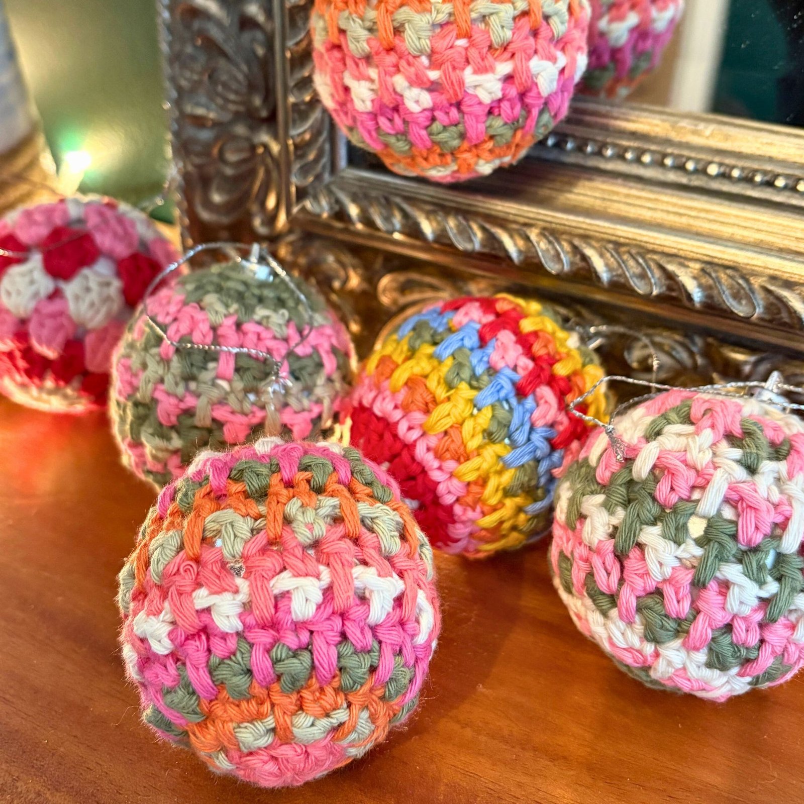 Decorative Crochet Christmas Baubles - Image 9