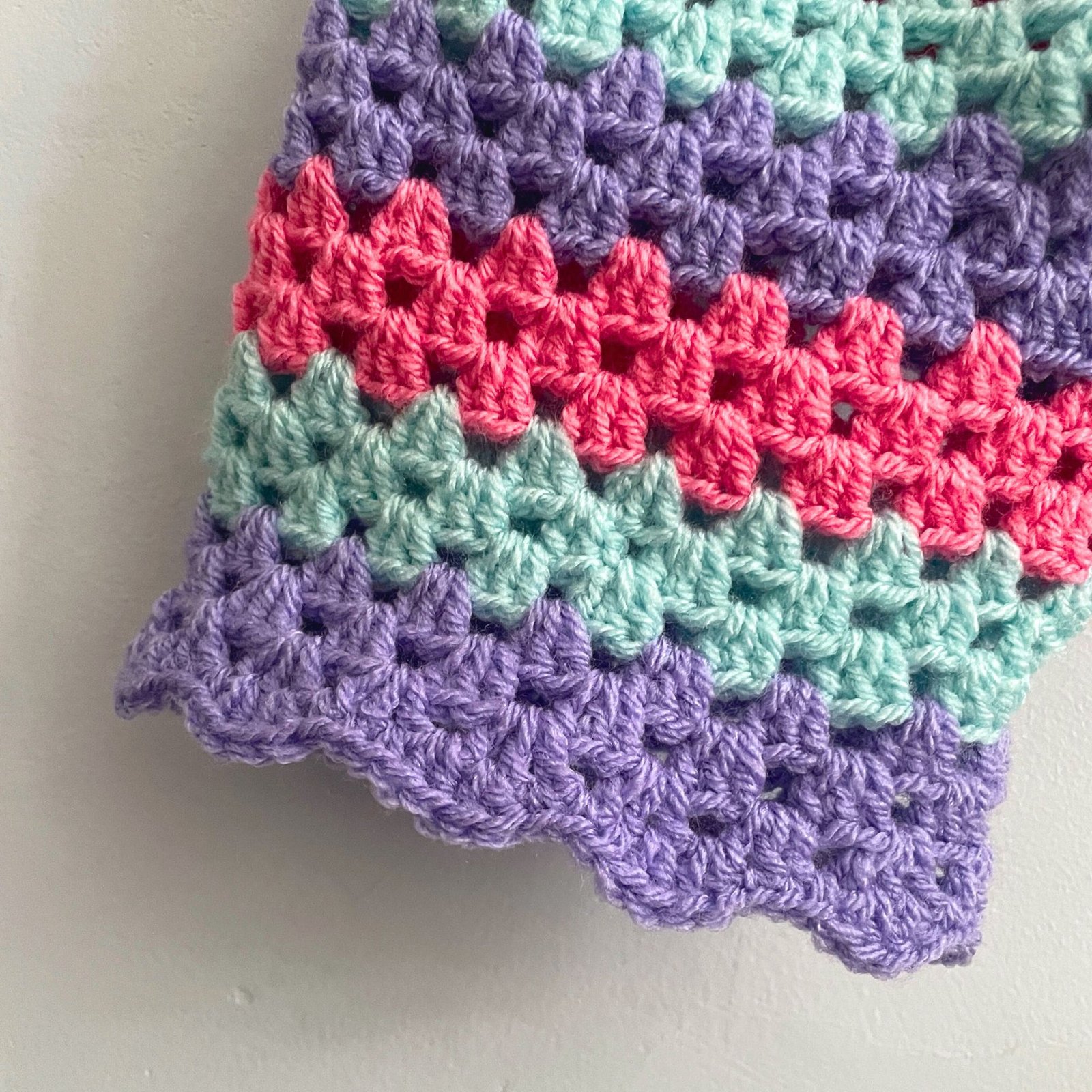 Pastel Patchwork Striped Sleeve Jumper - Size S/M - Image 10