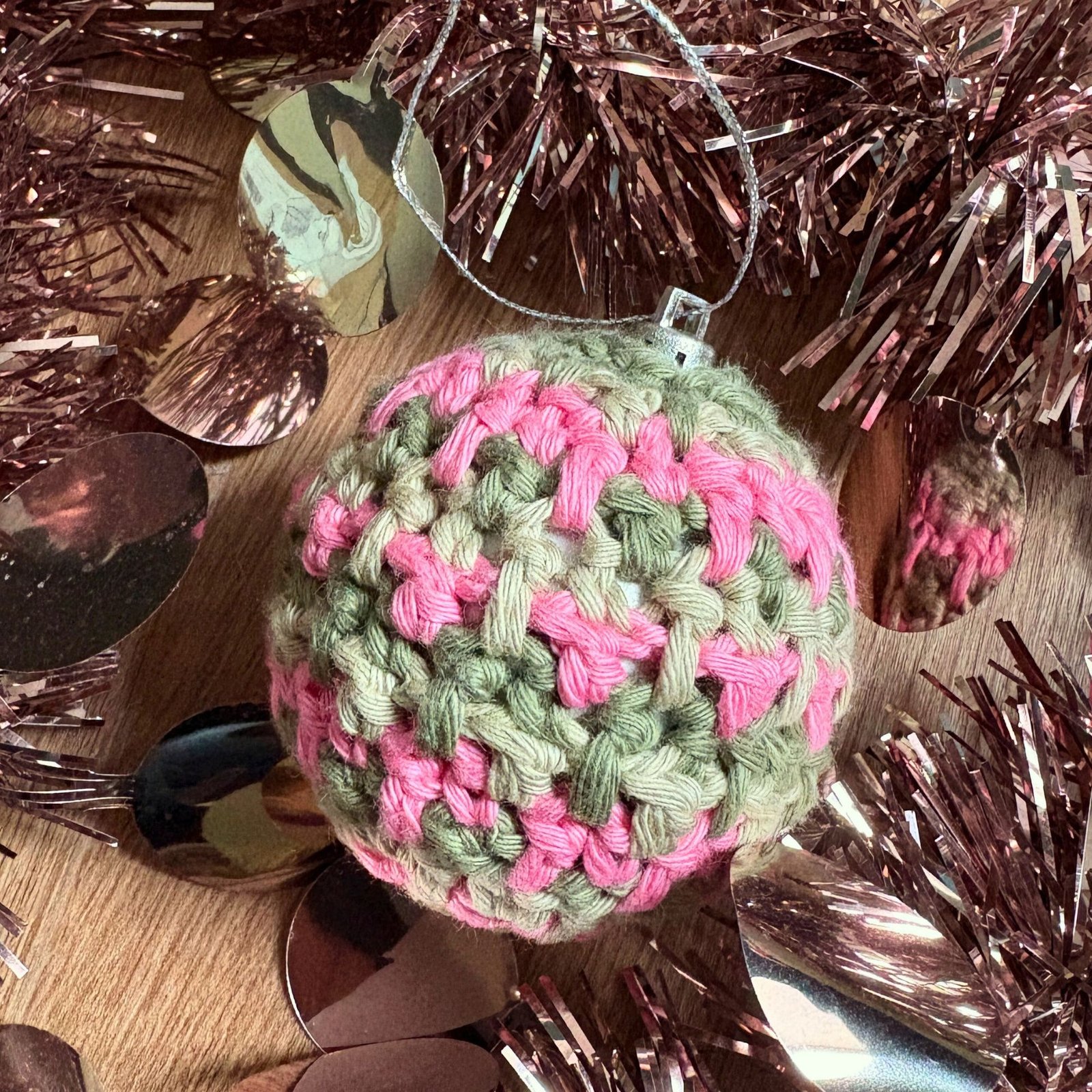 Decorative Crochet Christmas Baubles - Image 5
