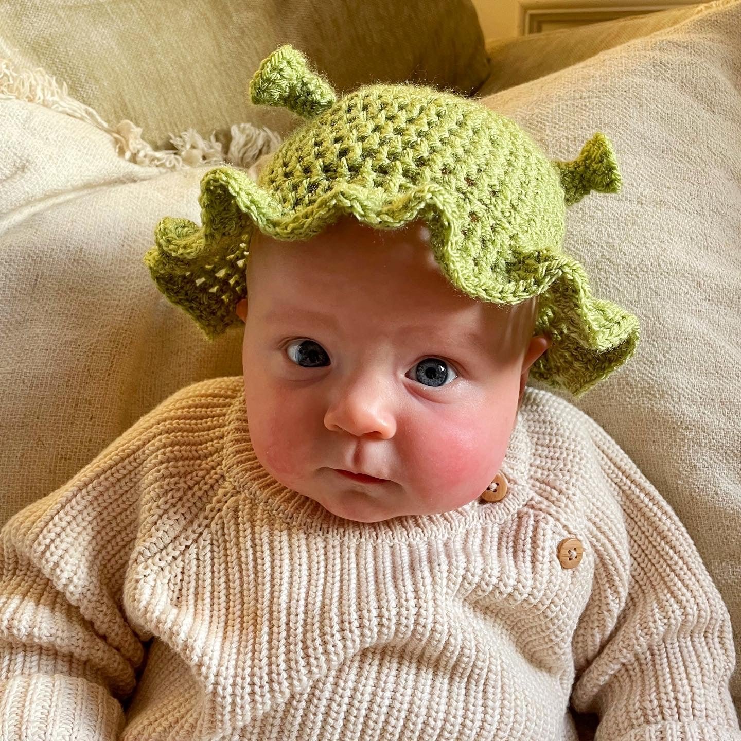 Baby Shrek Bucket Hat - Crochet Pattern PDF - Image 4