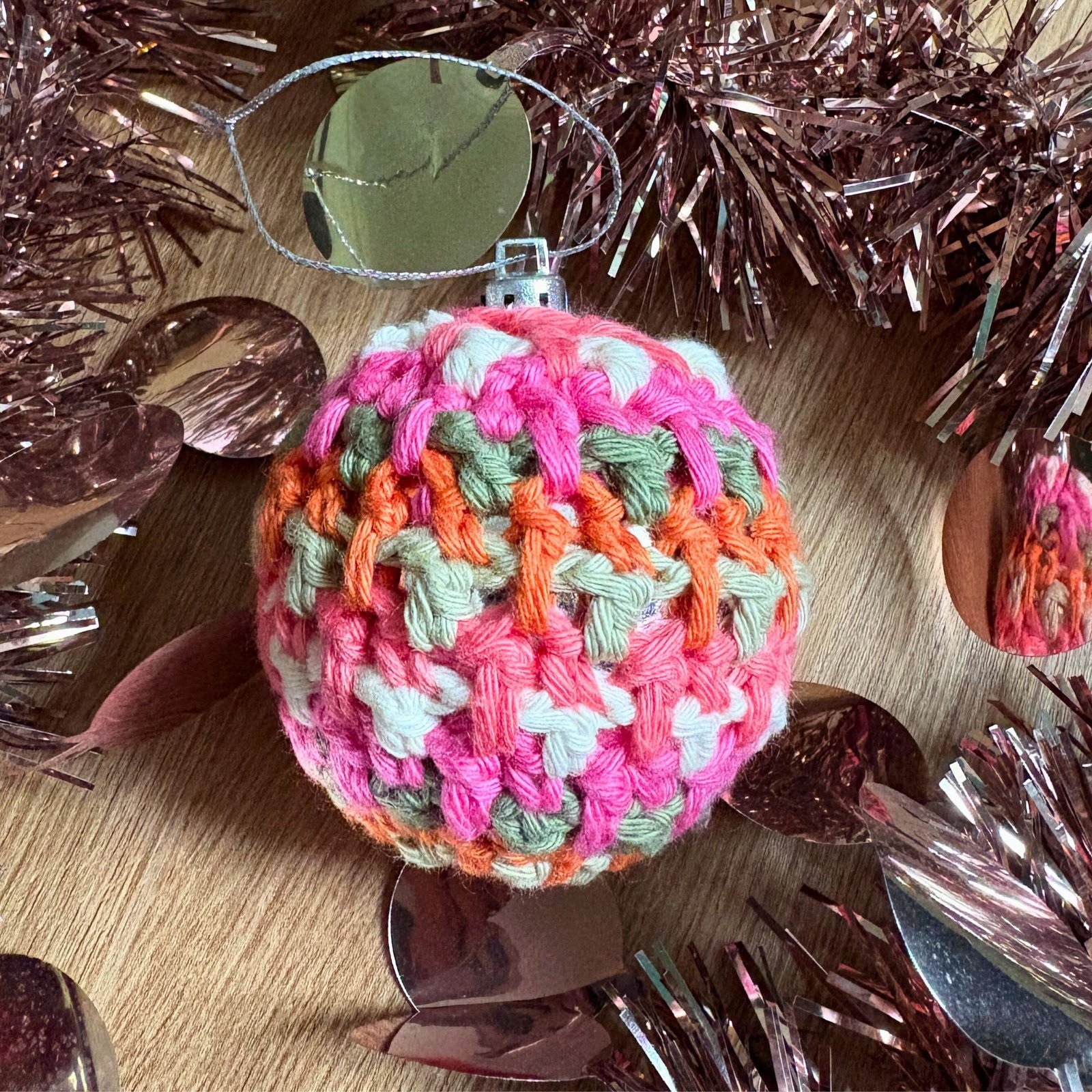 Decorative Crochet Christmas Baubles - Image 6