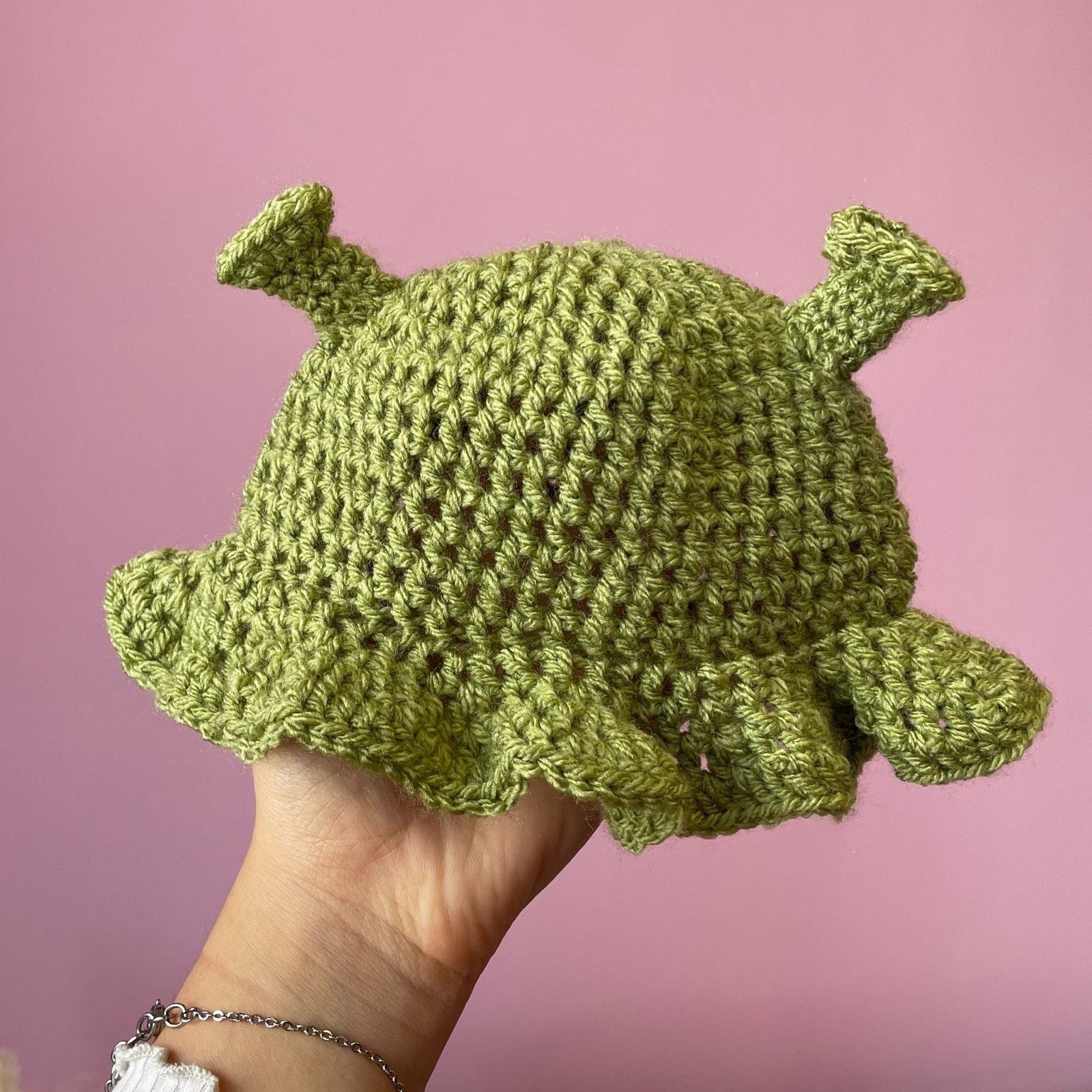 Baby Crochet Shrek Hat | 0-6 months - Image 5