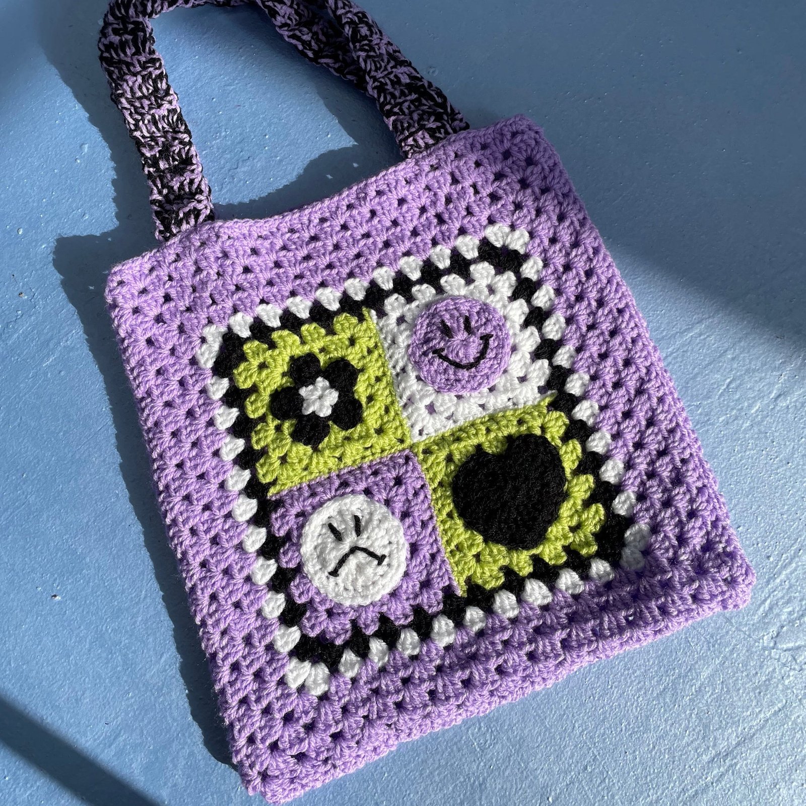 DAPHNE Mixed Emotions Crochet Tote Bag - Image 4
