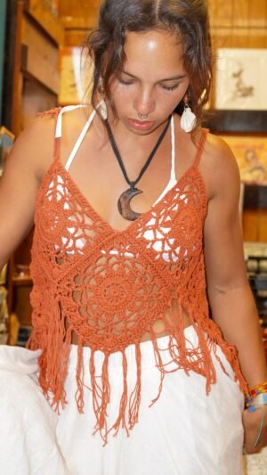 Alternative view of Sand Dollar Crochet Top