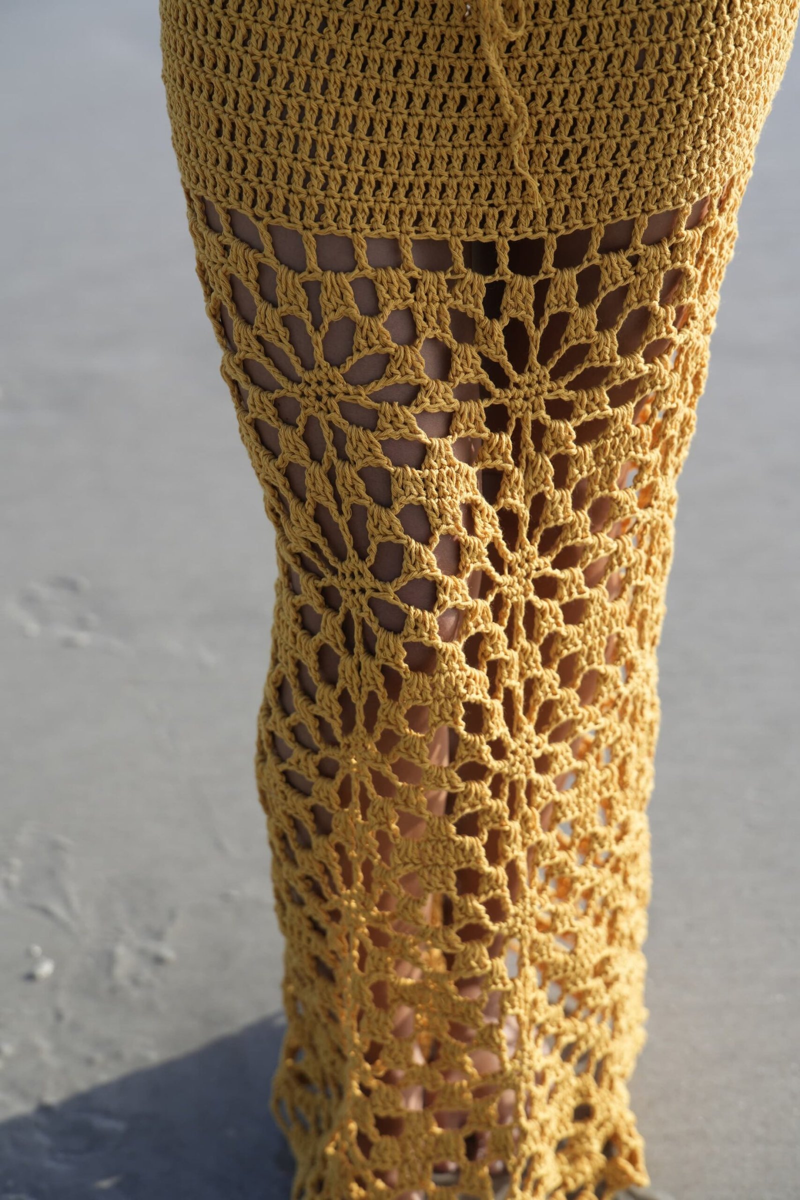 Sarah Crochet Long Skirt - Image 4