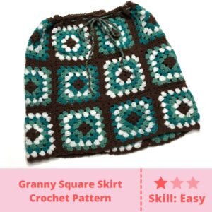 Alternative view of Granny Square Skirt - PDF Pattern
