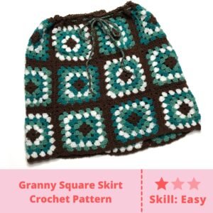 Granny Square Skirt - PDF Pattern