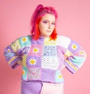 Hooked By Lou Pastel Jumper Crochet Pattern