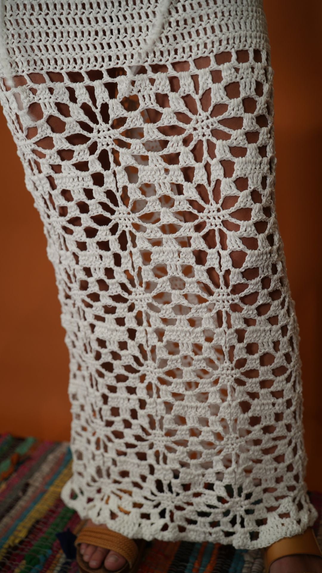 Sarah Crochet Long Skirt - Image 8