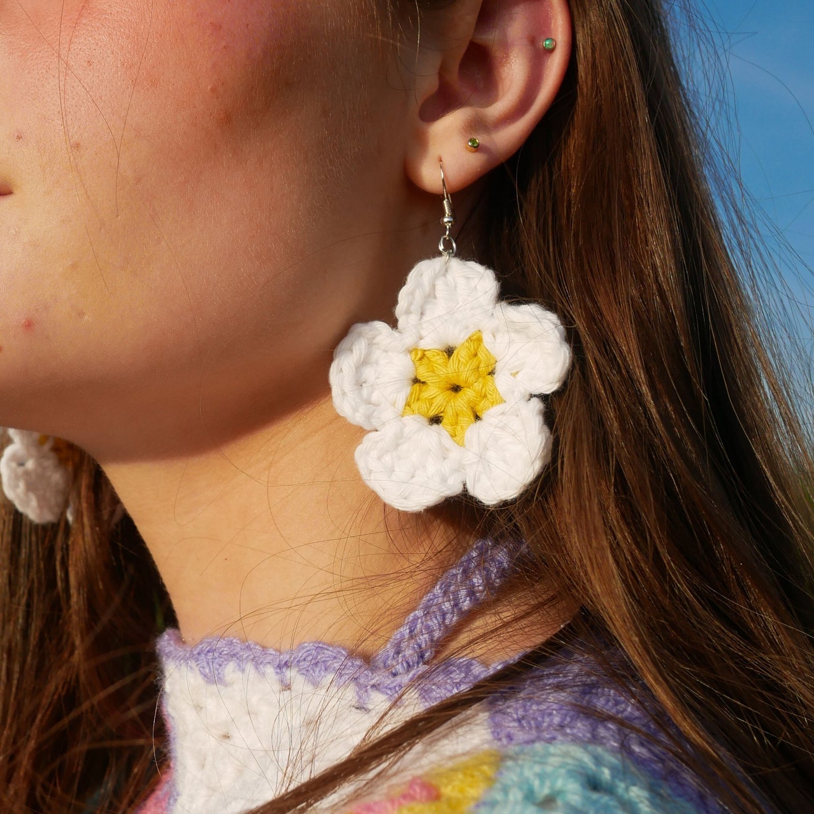 Wholesale Bulk Order Handmade Daisy Earrings - Bulk Buy Handmade Gifts - Image 3