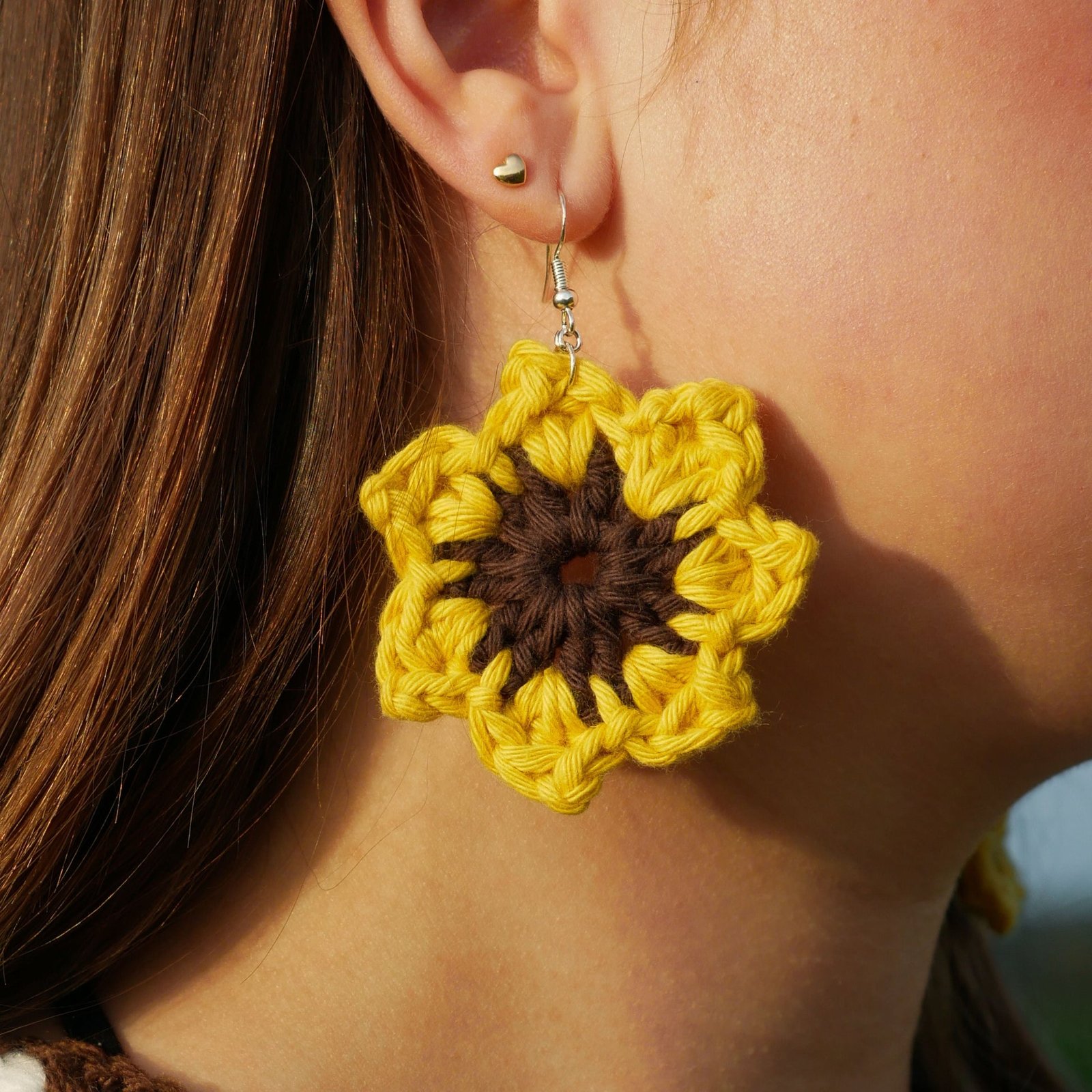 Wholesale Bulk Order Handmade Sunflower Earrings - Bulk Buy Handmade Gifts - Image 4